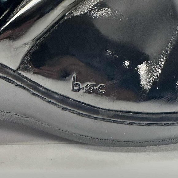 B.O.C Peggy Patent Leather Clogs – Black Slip-On Comfort Shoes – Size 8 - Picture 3 of 10